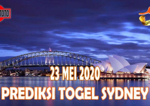 Prediksi Togel Sydney Hari Ini 23 Mei 2020