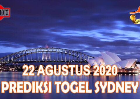 Prediksi Togel Sydney Hari Ini 22 Agustus 2020