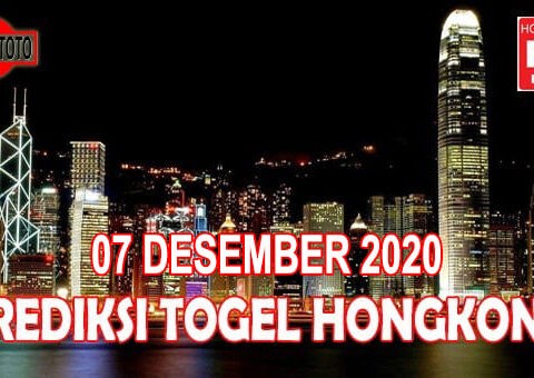 Prediksi Togel Hongkong Hari Ini 07 Desember 2020