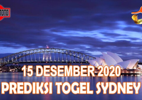 Prediksi Togel Sydney Hari Ini 15 Desember 2020