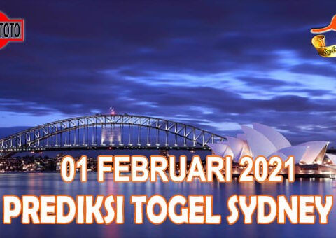 Prediksi Togel Sydney Hari Ini 01 Februari 2021