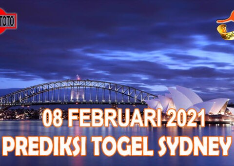 Prediksi Togel Sydney Hari Ini 08 Februari 2021