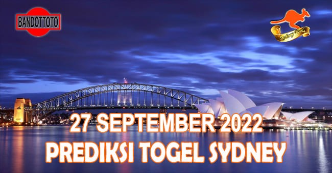Prediksi Togel Sydney Hari Ini 27 September 2022