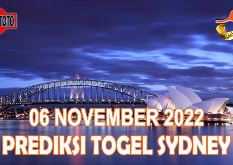 Prediksi Togel Sydney Hari Ini 06 November 2022