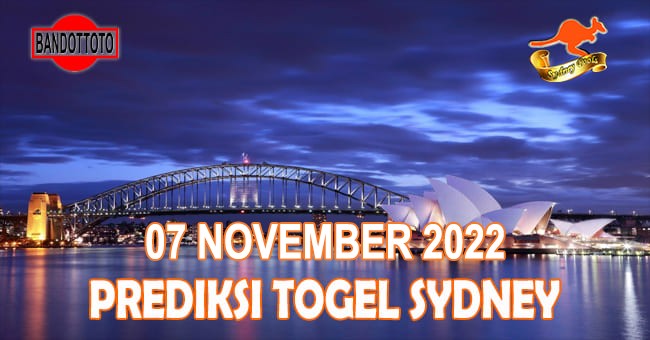 Prediksi Togel Sydney Hari Ini 07 November 2022