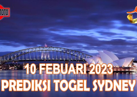 Prediksi Togel Sydney Hari Ini 10 Febuari 2023